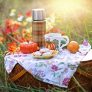 读者「南方小满」的头像，一把折扇与半杯茶的静物剪影