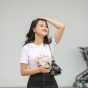读者头像示意图，晨光背景下的简约人像剪影